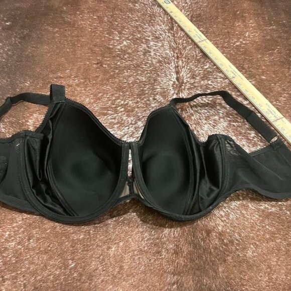 Elomi Charley Bandless Spacer Molded Underwire Bra Black  NWT - Picture 5 of 7